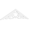 Ekena Millwork Pitch Preston Architectural Grade PVC Gable Pediment, 72"W x 18"H x 1"P (6/12) GPP072X018X100PRE - alternate 1